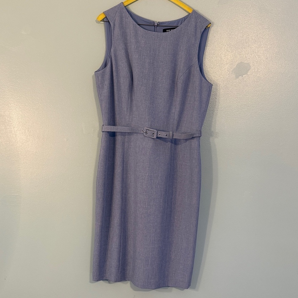 Elegant Blue Sleeveless Dress by Nine West